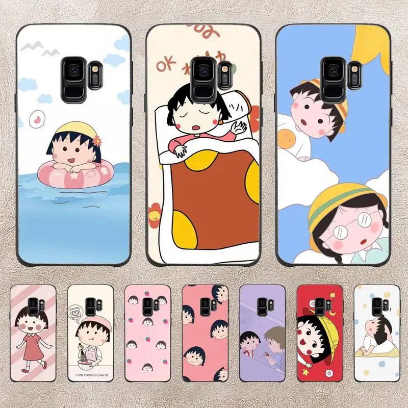 

Cartoon Chibi Maruko Phone Case For Samsung Note 8 9 10 20 Note10Pro 10lite 20ultra M20 M51 Funda Case