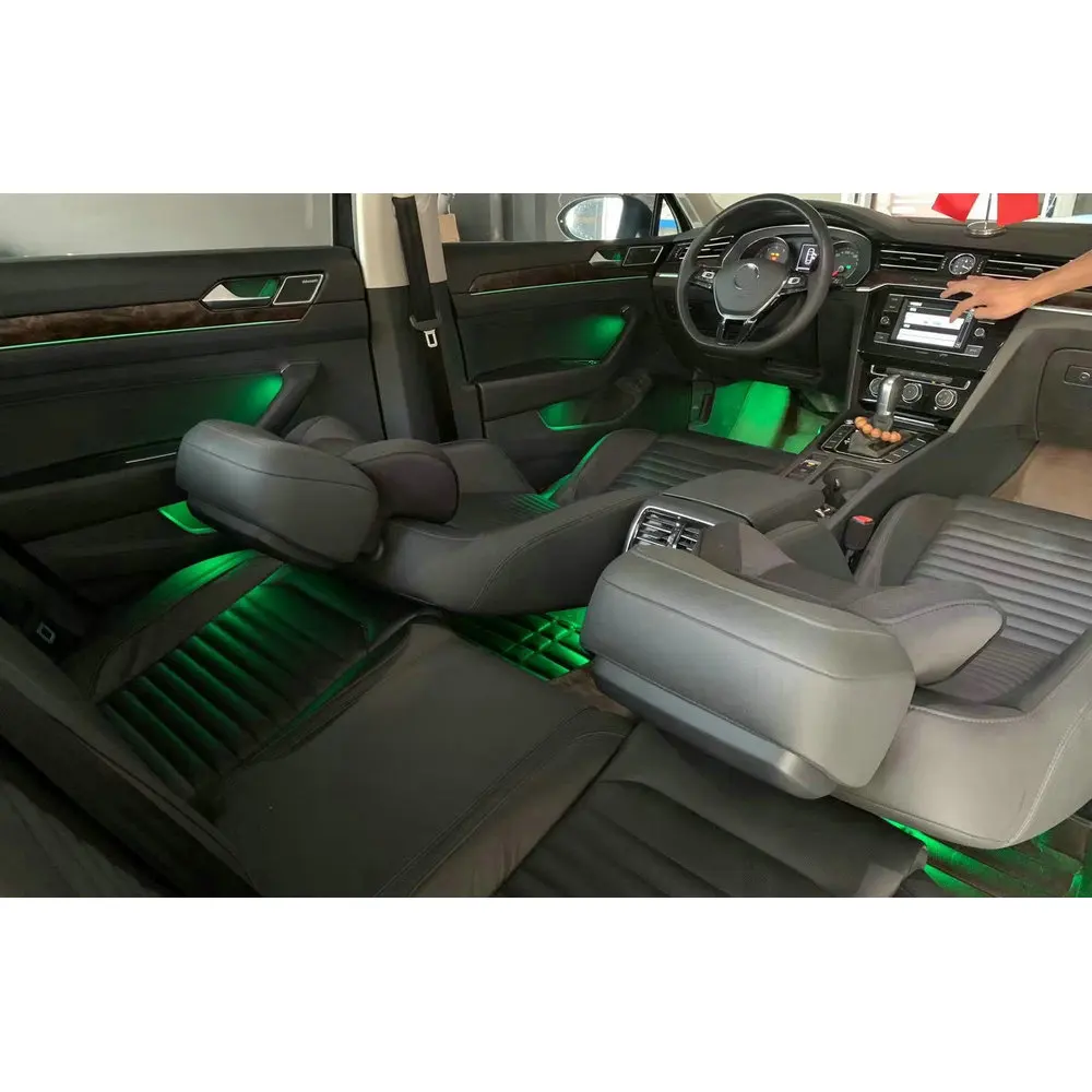 Для пассажирской двери приборной панели VW Passat B8 разноцветная осветительная