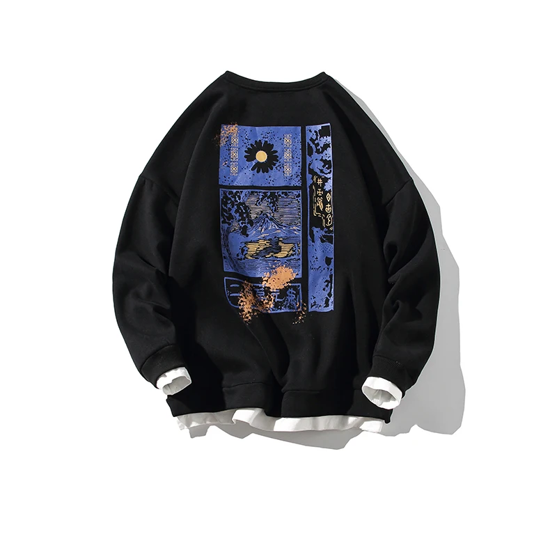 

Футболки с длинным рукавом WalkWide, уличная одежда, мужская футболка оверсайз в стиле Харадзюку, винтажные блузки в стиле K-POP, одежда в стиле хи...