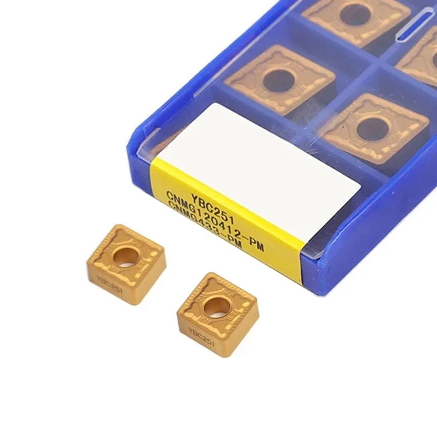 

CNMG120404 CNMG120408 CNMG120412-PM YBC252 YBC251 CNC Lathe Turning Tool High-quality Carbide Ling Shape Turning Inserts Cutter