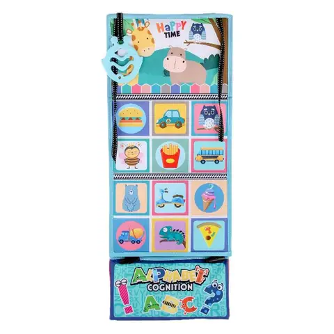 Детская книга Монтессори с тканью, разные цвета, детские игрушки для обучения, для балкона