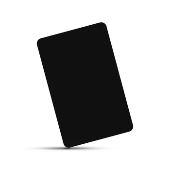 100 PCS 13.56MHZ NFC Blank Matte Black Printable PVC Door Access Control Card