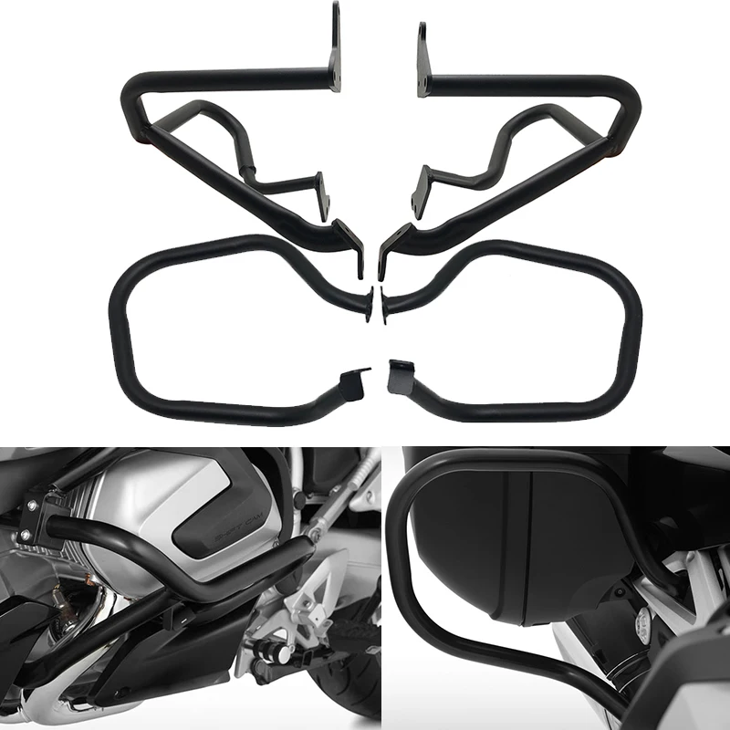 2022 Motorcycle Front&Rear Engine Guard Side Saddlebag Crash Bars Bumper Protector For BMW R1250RT R1250 RT R 1250 RT 2019-2021