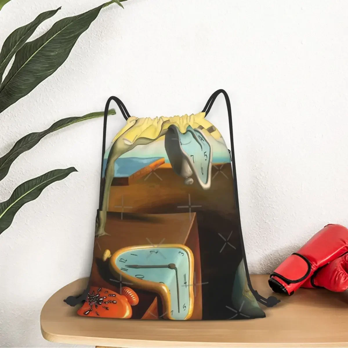 Рюкзак на шнурке сумка через плечо с эффектом памяти карман молнии портативная