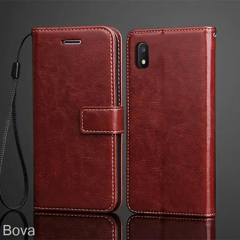 Чехол для Samsung Galaxy A10e держатель карт чехол из искусственной кожи флип-чехол Ретро