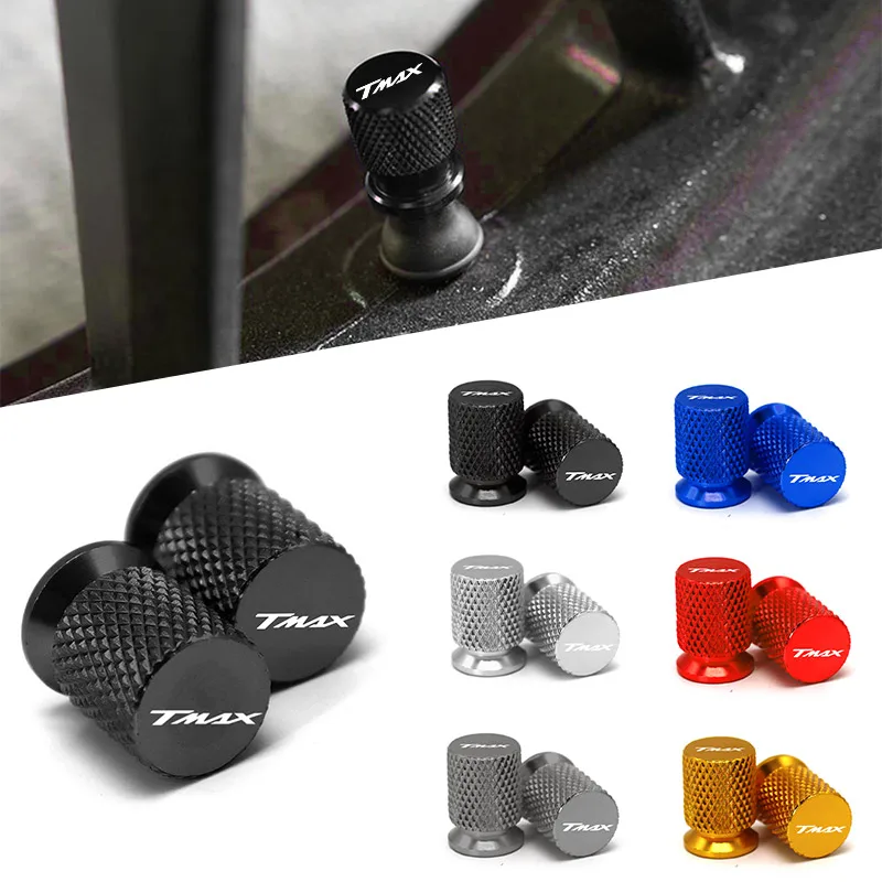 

For Yamaha T MAX T-MAX Tmax 500 530 560 SX/DX Tech Max Motorcycle Accessories CNC Aluminum Wheel Tire Valve Stem Caps Covers