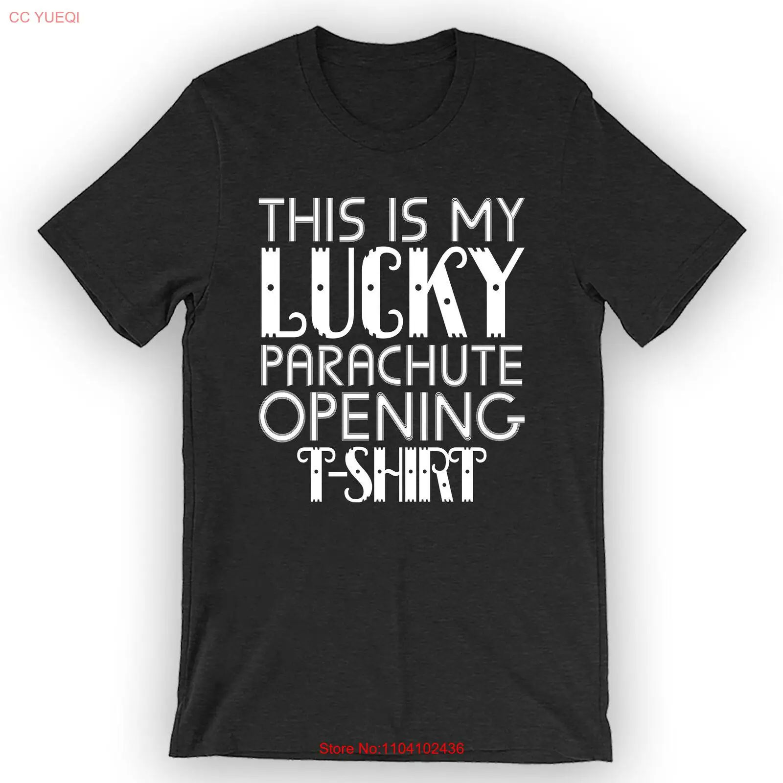 Футболка унисекс This Is My Lucky с парашютом футболка для прыжков