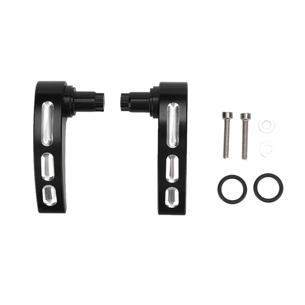 

Aluminum Alloy Black Edge Cut Saddlebag Lid Lifter Latch Handle Levers