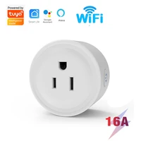 us 16a wifi smart socket adapter tuya wireless remote app timer voice onoff power monitor control plug outlet alexa google home
