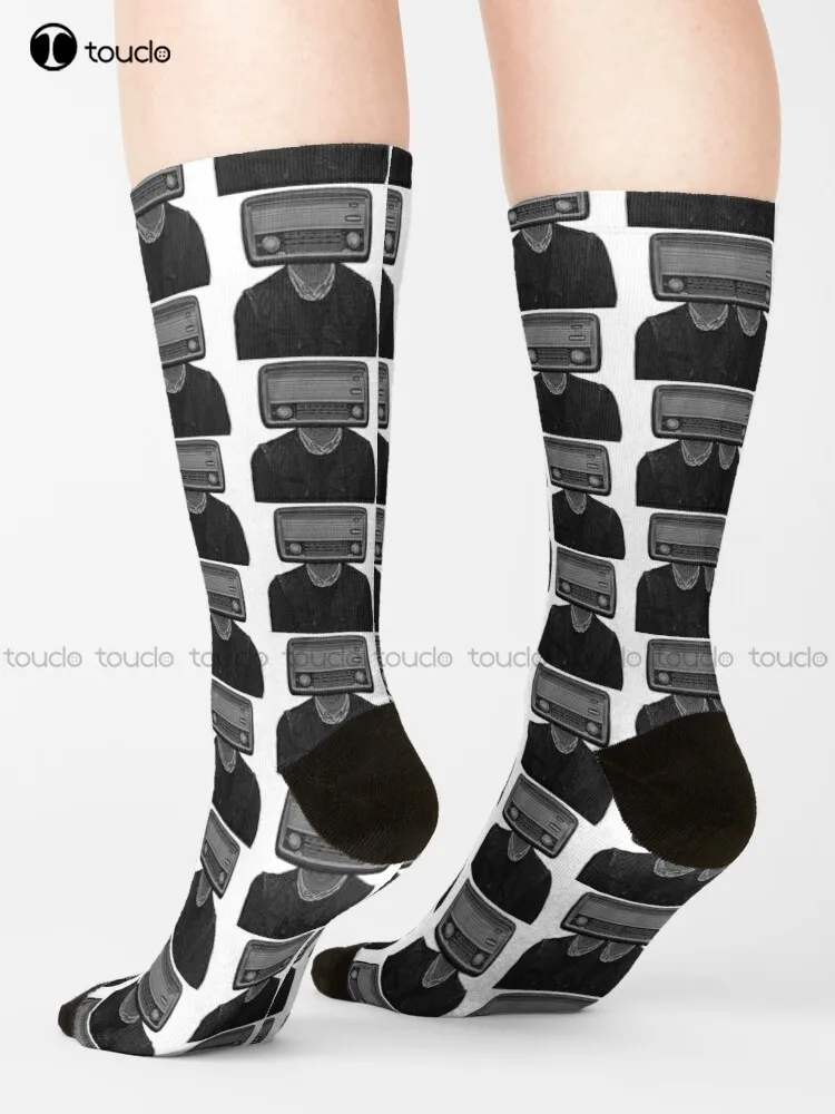 

Radio Head Socks Athletic Socks Harajuku Personalized Custom Unisex Adult Teen Youth Socks 360° Digital Print Retro Colorful