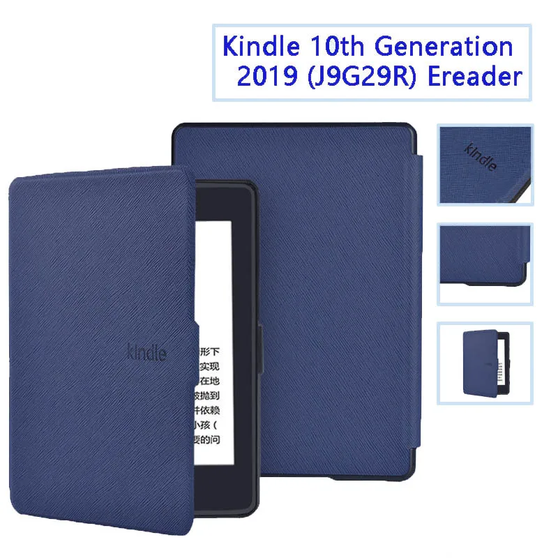 

E-Books Case for kindle 10th generation case J9G29R 6 Inch 2019 Released PU Leather Protector Shell For Kindle 658 Youth Edition