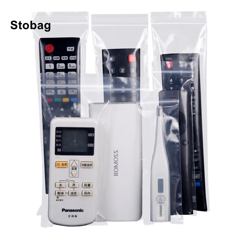 

Прозрачные пластиковые длинные пакеты StoBag с застежкой-молнией, герметичная Водонепроницаемая маска с дистанционным управлением, оптовая п...