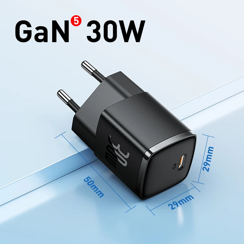 Baseus 30W GaN ładowarka za $11.89 / ~49zł