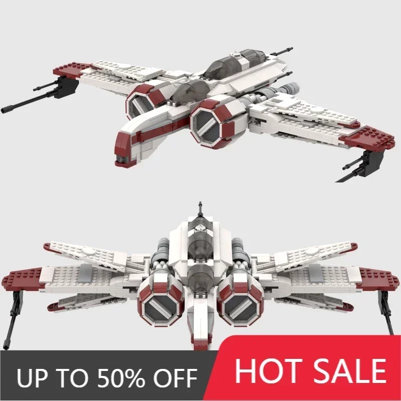 MOC ARC-170 Звездный истребитель собранный V-Wing разведывательный самолет