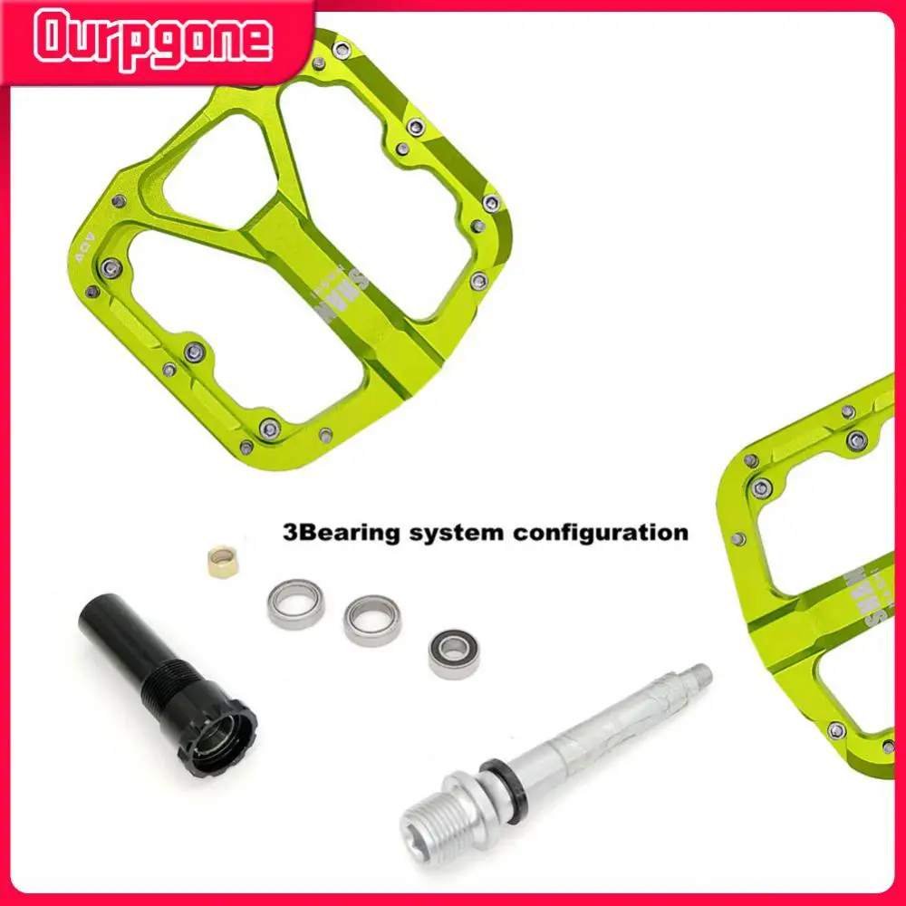 

Педаль для горного велосипеда, прочные велосипедные педали высокого качества, цельное формование, нескользящая велосипедная педаль, 1,4 см, отверстие, 3 подшипника