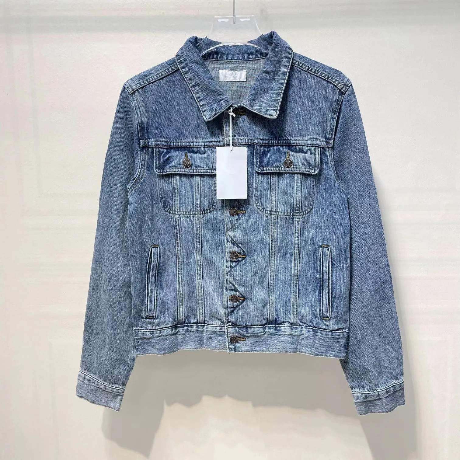 

Джинсовая куртка в европейском и американском стиле Женская модная просторная Куртка Свободная Классическая джинсовая куртка