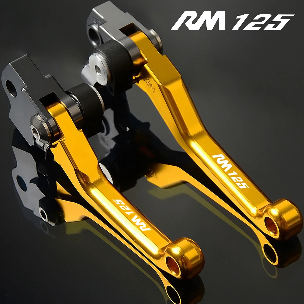 

Dirt Bike Pivot Brake Clutch Lever RM 125 Motorcycle Motorcross Accessories Aluminum FOR SUZUKI RM125 2004 2005 2006 2007 2008