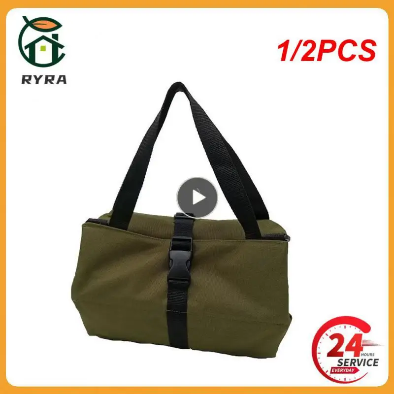 

1/2PCS Working Tool Bag Roll Tool Roll Multi-Purpose Tool Roll Up Bag Wrench Roll Pouch Hanging Tool Zipper Carrier Tote