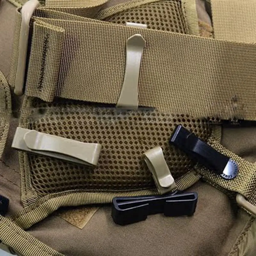 

3pcs 38/50mm Molle Webbing Buckle Hot Plastic 4 Colors Adjust Keeper Closing Clip Outdoor Tool