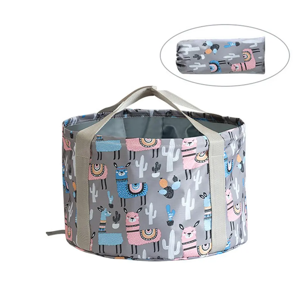 Collapsible Foot Soaking Bath Basin Bag With Handles For Kid
