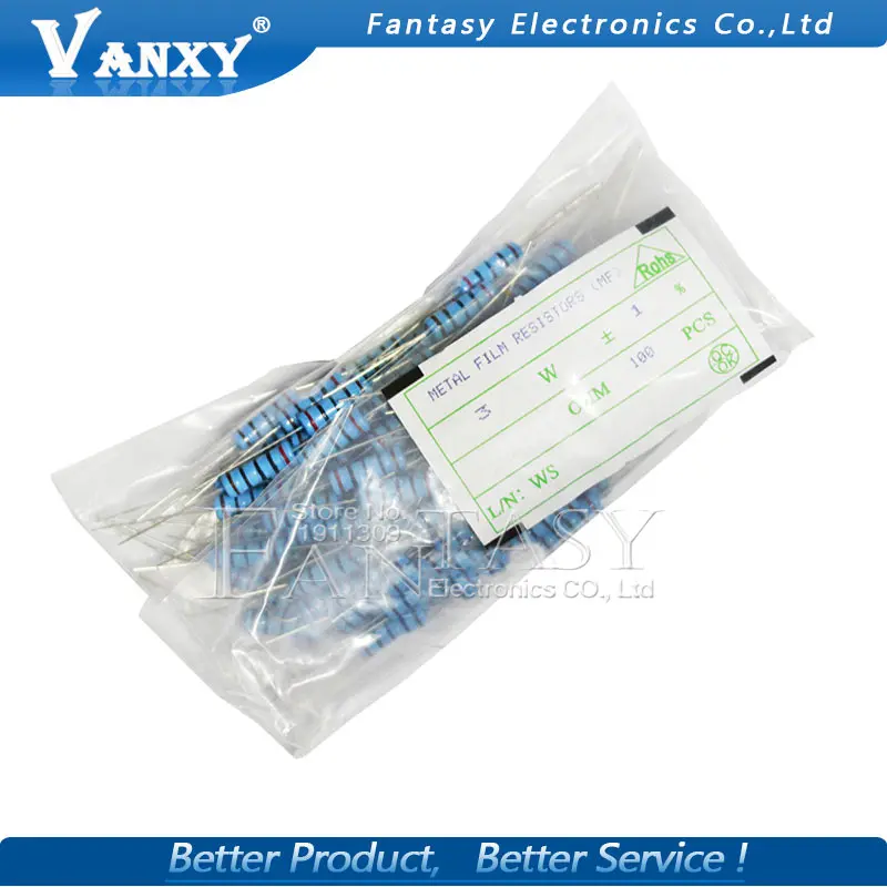 Рисунок 6 - Металлопленочный резистор 3 Вт 1% 1R ~ 1M 1R 4