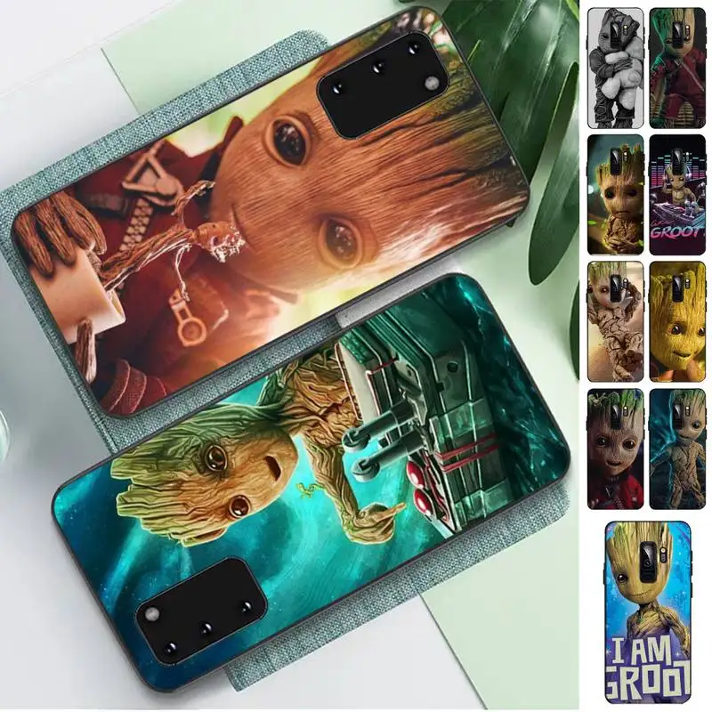 

Disney Groot Phone Case for Samsung S10 21 20 9 8 plus lite S20 UlTRA 7edge