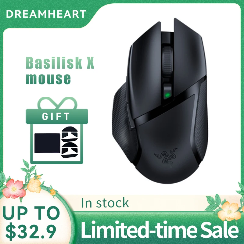 Оригинальная гиперскоростная игровая мышь Basilisk X беспроводная Bluetooth s ПК