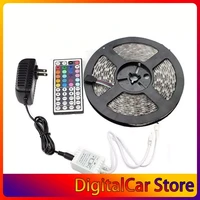 5m waterproof car led strip light 3528rgb color marquee with controller set car decoration party accessries