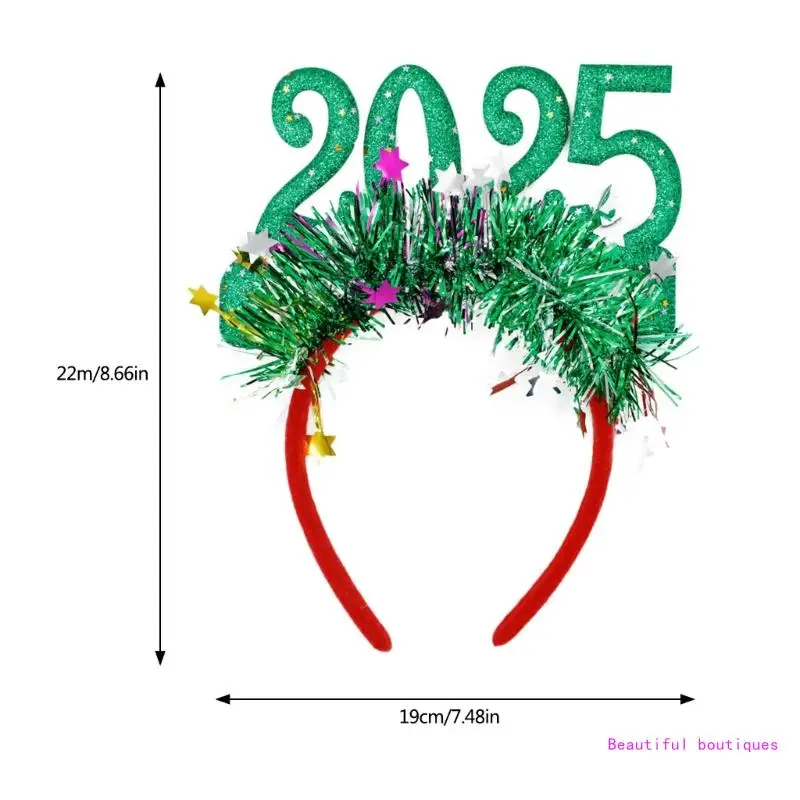 Стильный золотой головной убор на Новый год 2025 модные головные уборы для