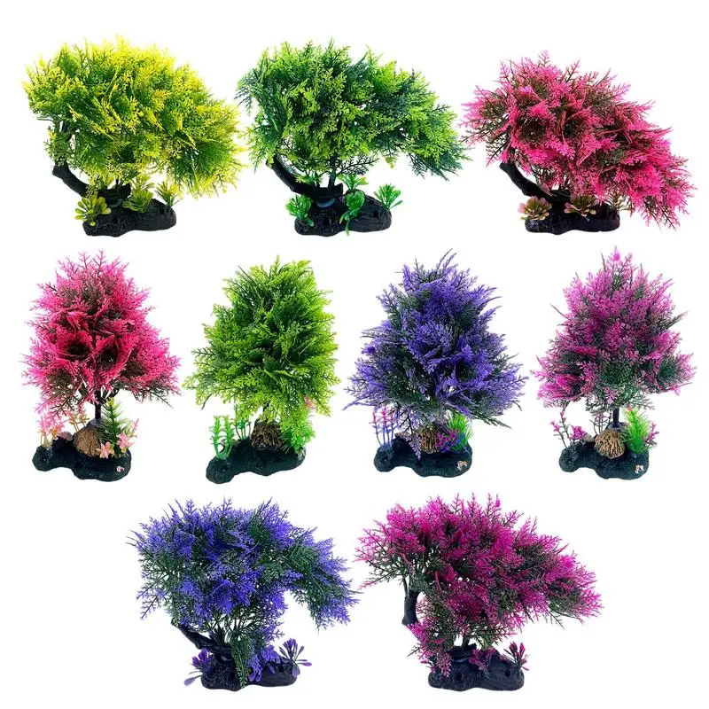 

Artificial Pine Tree Underwater Plants Ornament For Aquarium Fish Tank Reptile Terrarium Decorations