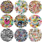 50 наклеек на мотоцикл, скейтборд, ноутбук, сумку