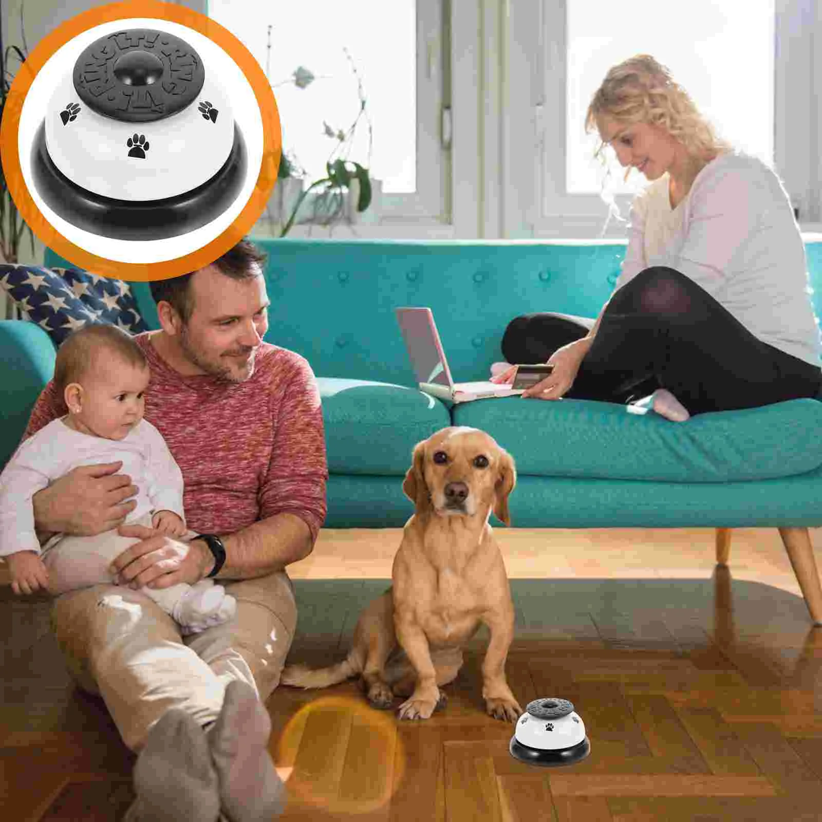 

Intelligence Toy Bell Ring Service Pet Training Bells Doggie Doorbell Game Call Potty Toys Kittens Press Tool Cat Trap