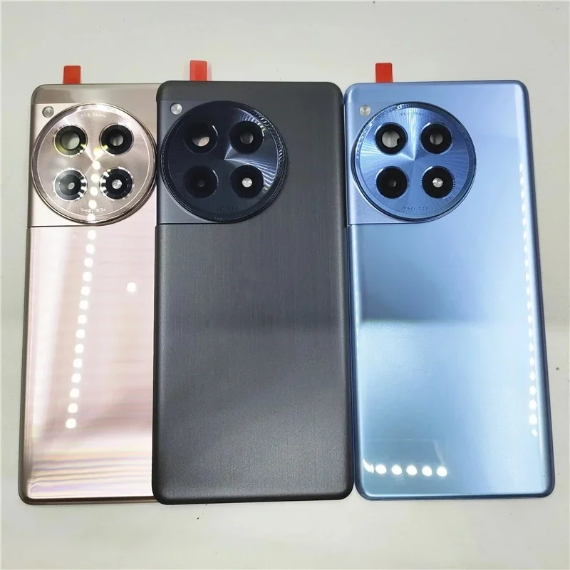 Фото BaNERYPAK A+++ Стеклянная крышка аккумуляторного отсека для OnePlus 12R, жесткая задняя панель корпуса + клейкая пленка для камеры. №2