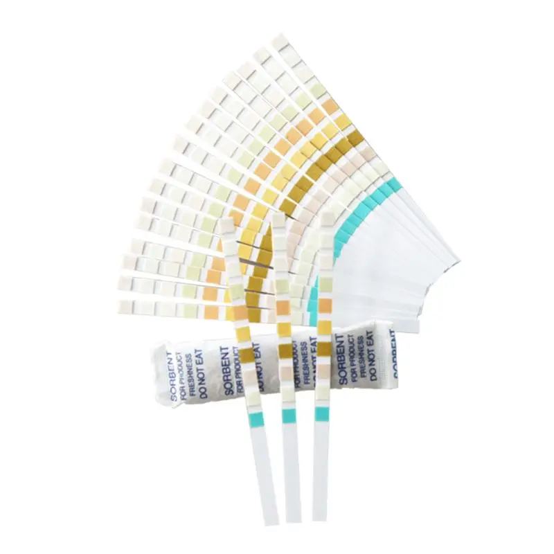 

100 Strips URS-10T Urinalysis Reagent Strips 10 Parameters Urine Test Strip Leukocytes, Nitrite, Urobilinogen, Protein, pH,
