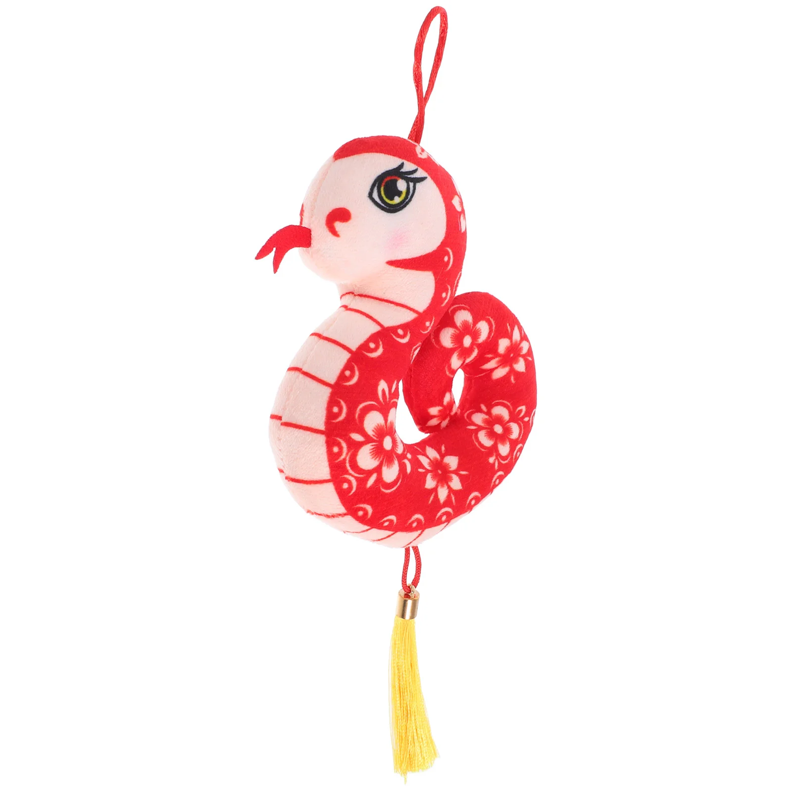 Плюшевые игрушки-подвески в виде змеи год подвешивания китайский узел кисточка