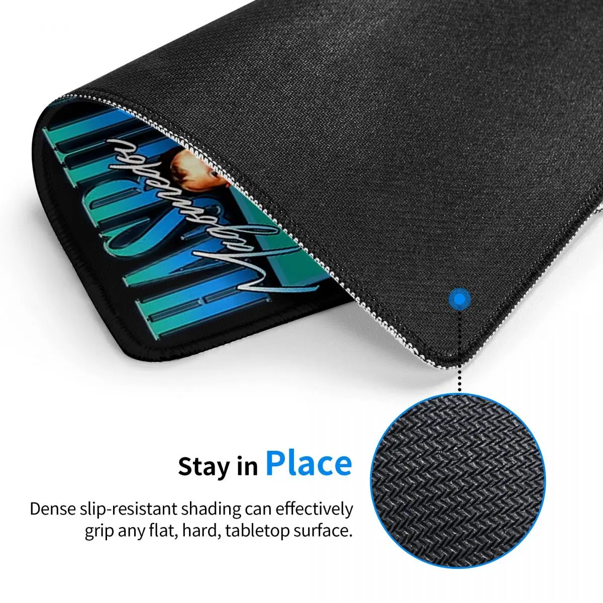 Игровой коврик для мыши Hasbulla резиновый нескользящий офиса ноутбука ПК забавные