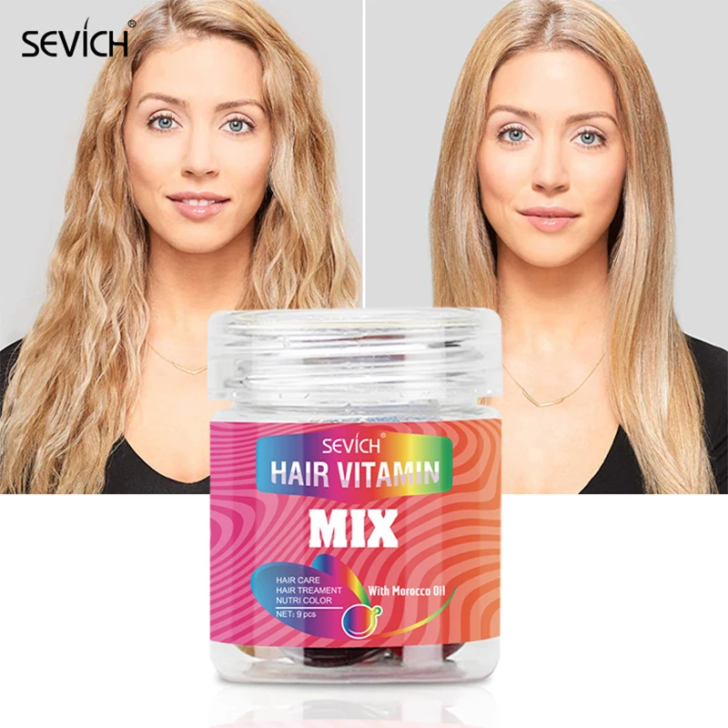 

Sevich Mix Hair Vitamin Capsule Smooth Silky Keratin Complex Oil Hair Care Repair Damaged Anti-Loss Moroccan Hair Oil