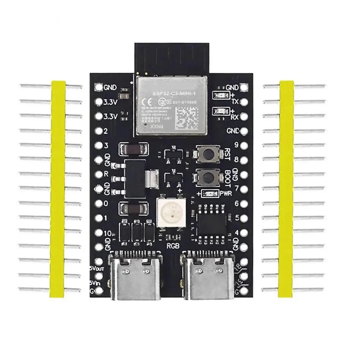 ESP32-C3 макетная плата Dual Type-C WiFi Bluetooth BLE5.0 DevKitM-1 Core Board ESP32C3 Module