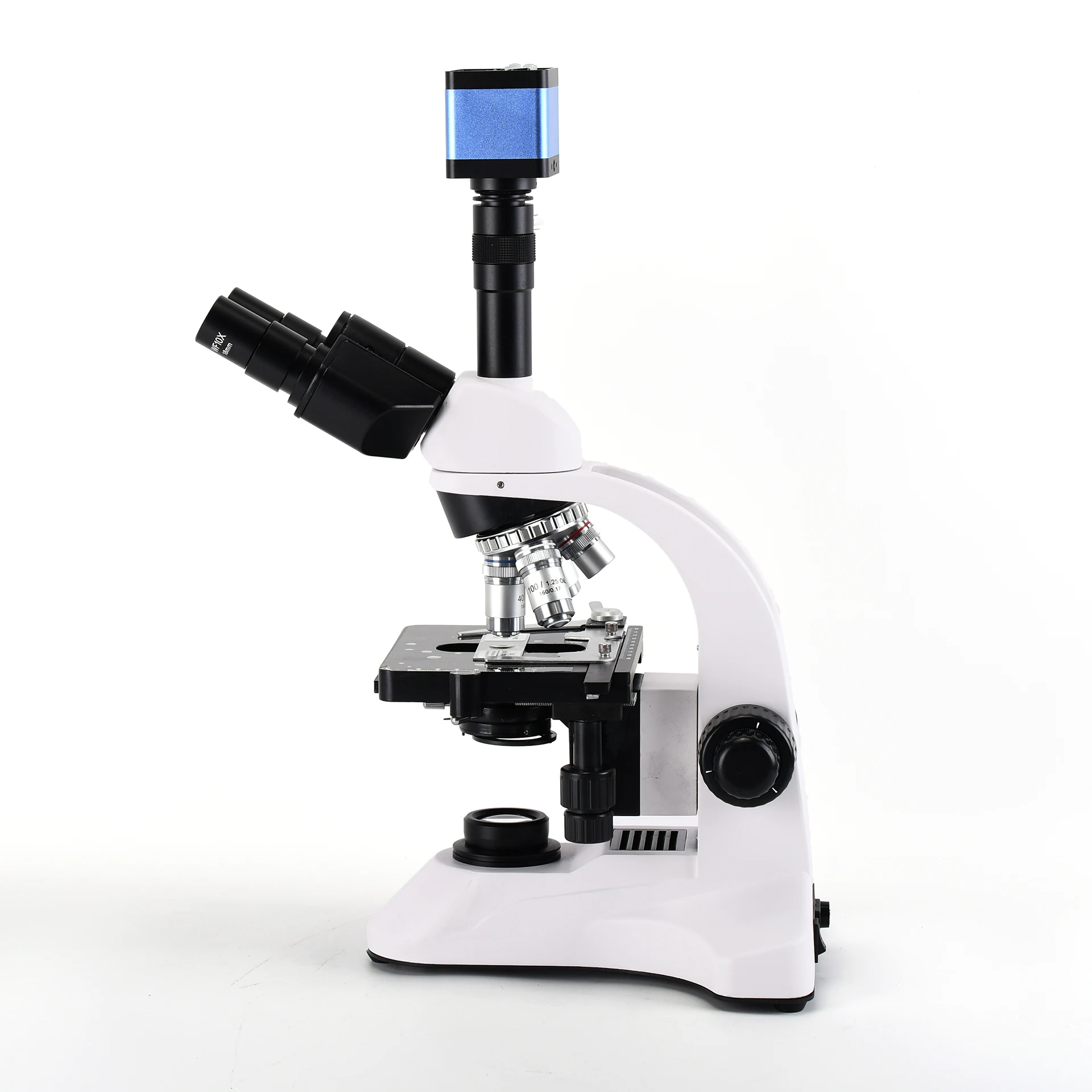 

1600X Biological Microscope 37MP 1080P Microscope Camera HDMI-Compatible USB Digital Video Magnifier For Phone PCB Repair