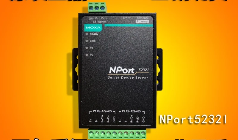 2 порта 422 485 Серийный Сервер с фотоэлектрической изоляцией Mosa MOXA NPORT5232I