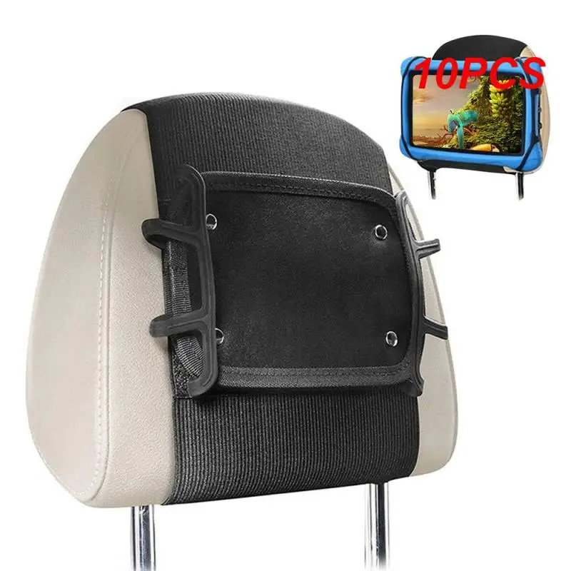 

10 шт. Универсальный держатель для автомобильного подголовника растягивающийся силиконовый чехол регулируемый кронштейн для спинки сиденья для 7-10,5 дюймового планшета