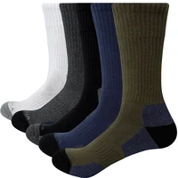 5 pairs high quality combed cotton socks mens mountaineering professional outdoor sports socks breathable soft basketball socks