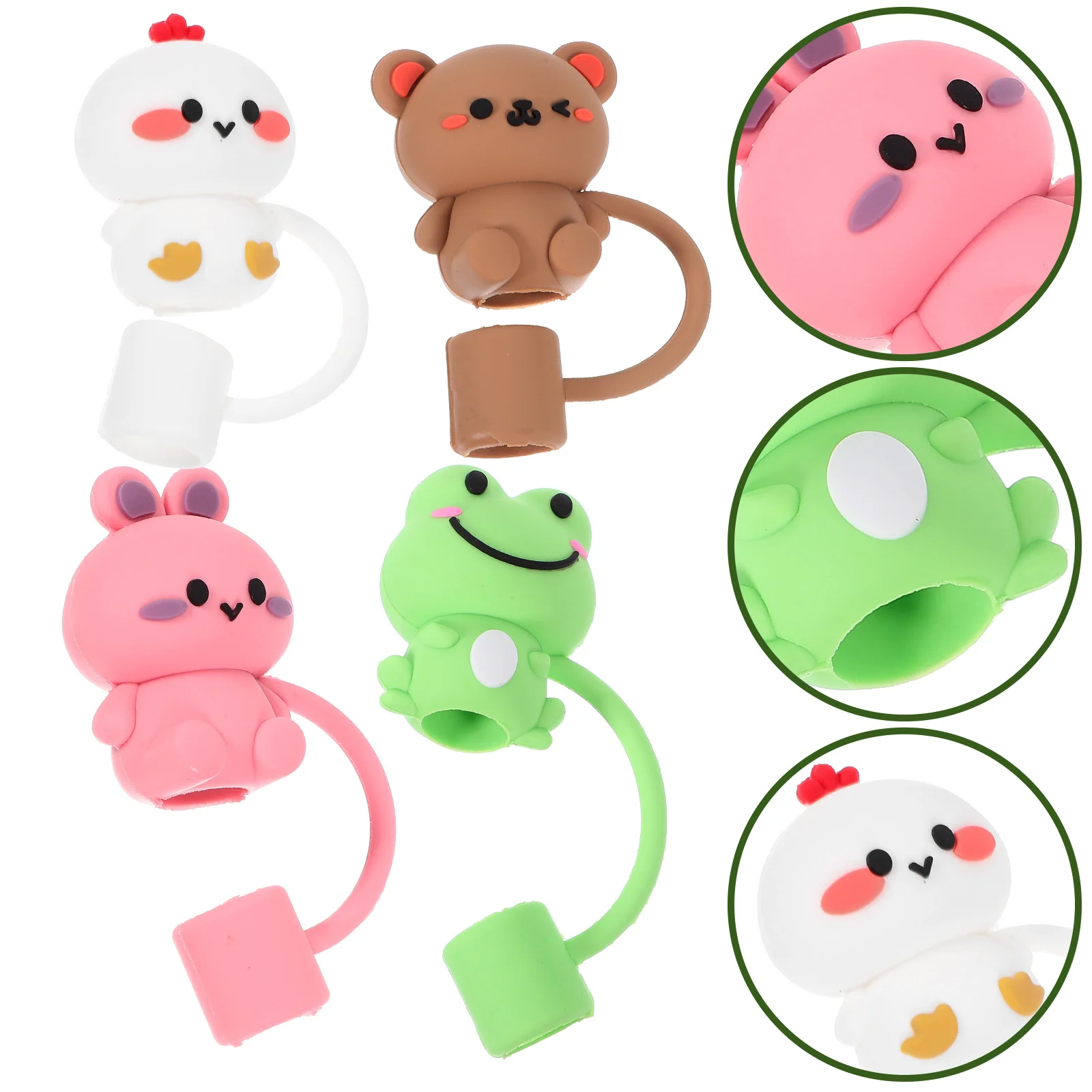 силиконовые колпачки на трубочки