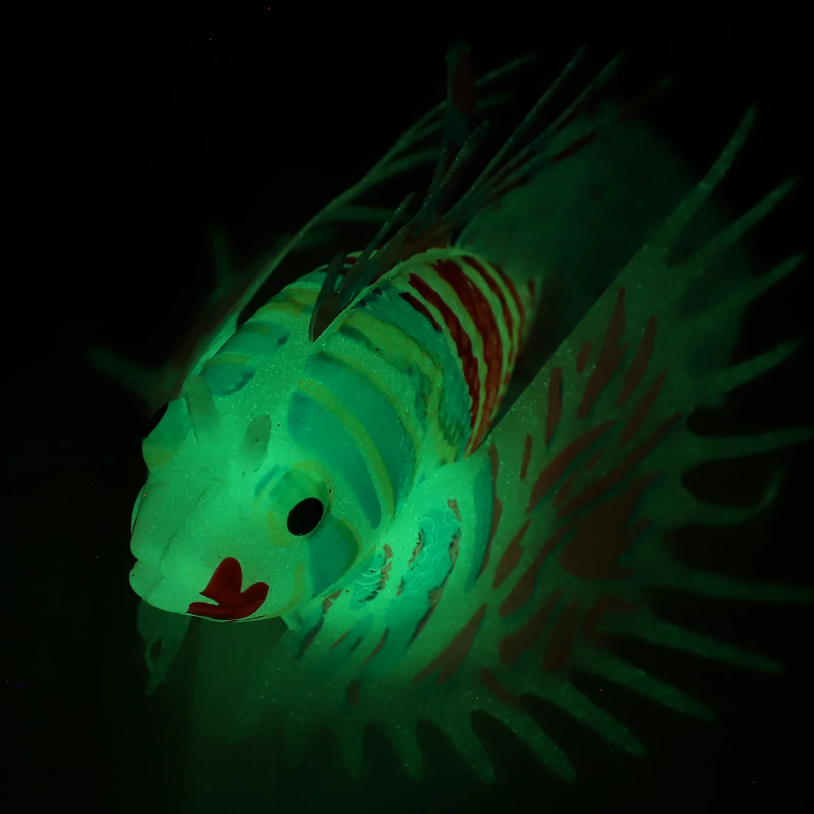 

Fish Fake Artificial Aquarium Sea Toys Floating Tank Ornament Toy Educational Simulation Glowing Silicone Luminous Model Animal