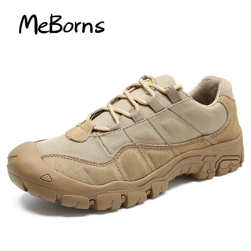 

Cow Suede Leather Outdoor Male Sneakers Shoes For Men Adult Non-Slip Casual Military Army Autumn Patchwork Footwear