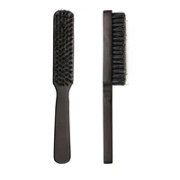 professional boar bristle beard brush barber hair cutting shaving comb anti static beauty salon hair comb brush styling tools
