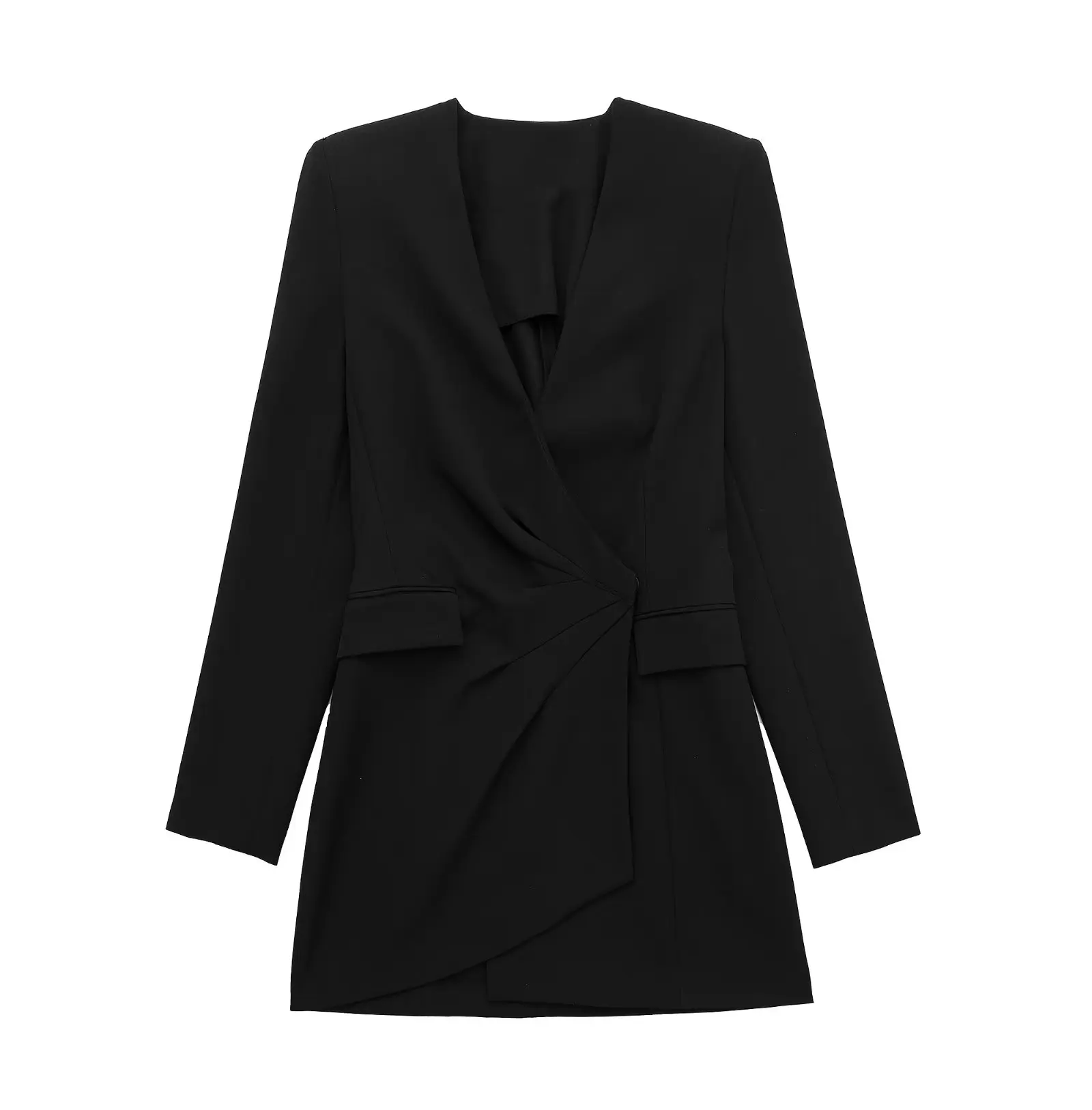 

Женское платье с длинным рукавом, винтажное модное шикарное платье-пальто с длинным рукавом, зима 2022