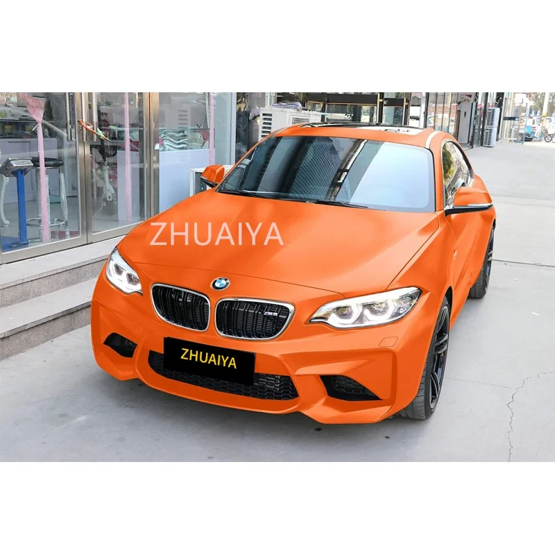 

Пленка для замены цвета автомобиля (152 см x 18 м) оранжевая матовая металлическая атласная фотопленка наклейка лист пленка Сделай Сам перевод...