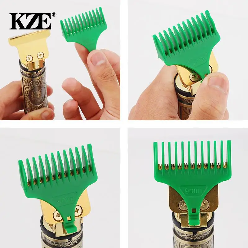 3/4/6/8/MM Hair Trimmer Limit Comb Universal Black Guards Ha