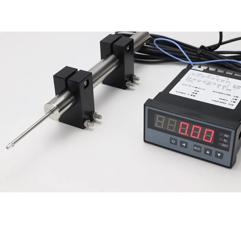 

50MM 4-20mA DC Rebound LVDT Sensor Displacement Transducer with Digital Indicator